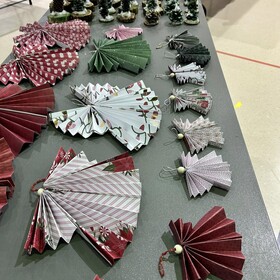 décorations confectionnées par les élèves pour Noël